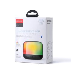 shumee Bezdrátový reproduktor Bluetooth 5.1 s osvětlením RGB černý