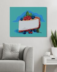 ZUTY Malování podle čísel - CHEESECAKE (MYROSLAVA VOLOSCHUK) 40x50 cm vypnuté plátno na rám