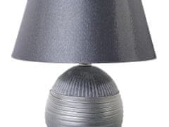 Beliani Luxusní stříbrná noční stolní lampa SADO