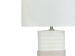 Beliani Luxusní béžová noční stolní lampa NAVIA