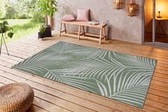 Hanse Home Kusový koberec Flatweave 104850 Green/Cream – na ven i na doma 200x290