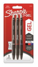 Sharpie Gelové pero Sharpie S-GEL 3ks - (černé, modré, červené)