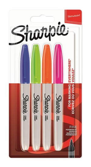 Sharpie Popisovač Sharpie Fine - sada 4 barev