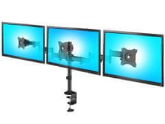 Fiber Mounts M6C91 stolní držák na 3 monitory 13-27" plně polohovatelný