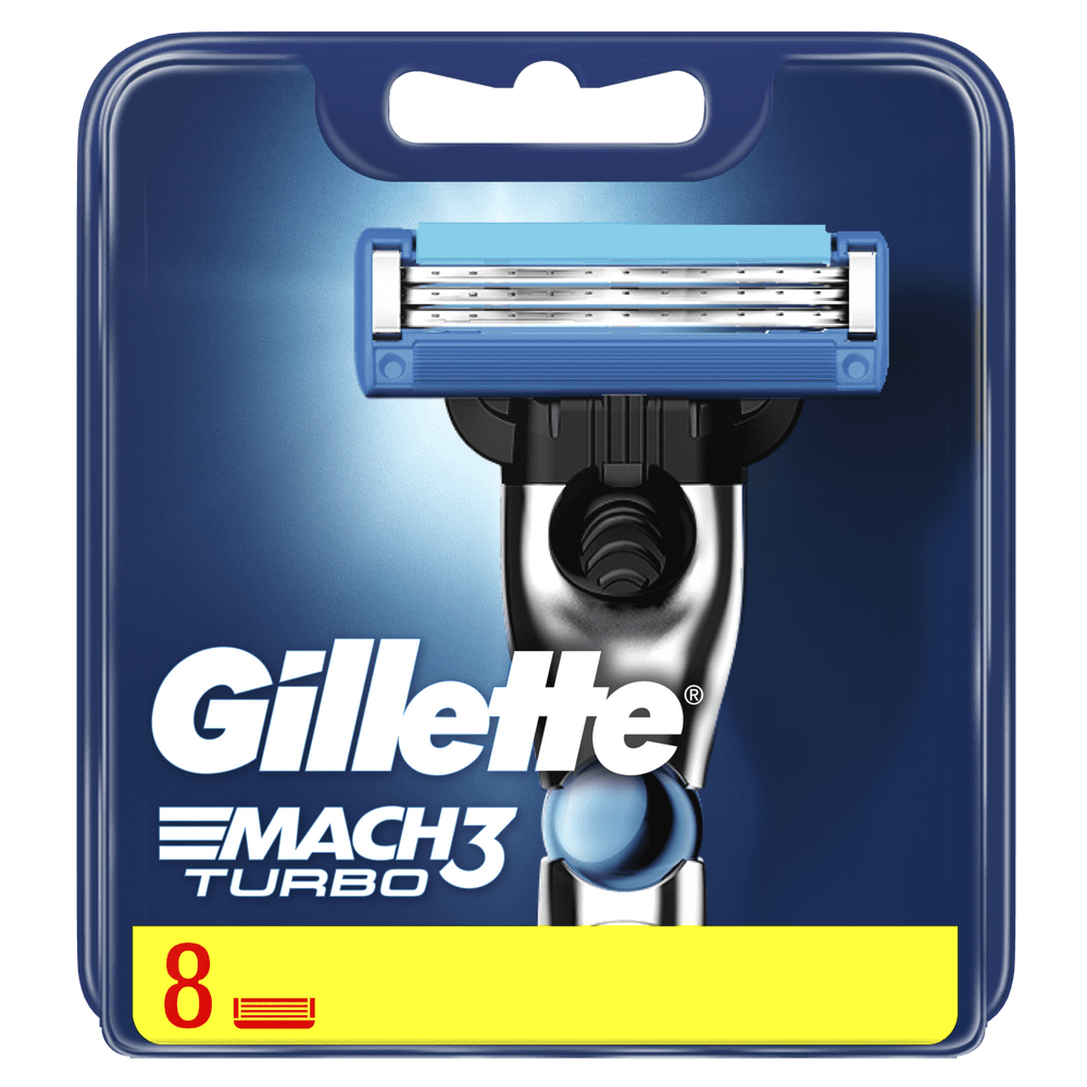 Gillette Mach3 Turbo Aloe náhradní hlavice 8ks