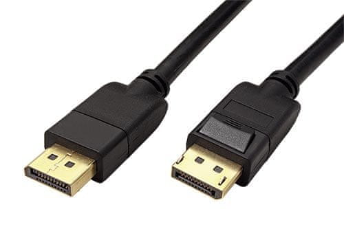 ROLINE GREEN DisplayPort kabel v.1.4 (HBR3, 8K@30Hz), DP(M) - DP(M), TPE, černý, 5m (11.44.5813)