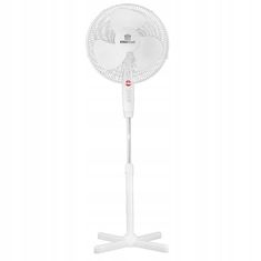 KINGHoff Podlahový Ventilátor 40Cm 40W Kingcool 2122 Bílá