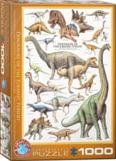 EuroGraphics Puzzle Svět dinosaurů: Jura 1000 dílků