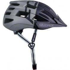 Force Přilba Corella MTB - černo-šedá - Velikost S-M (54-58 cm)