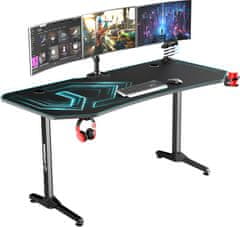 Ultradesk Frag XXL, černý/modrý (UDESK-FX-BL)