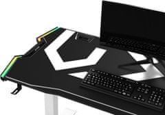 Ultradesk Force, bílý/černý (UDESK-FO-WW)