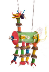 Parrotclub Hračka pro papoušky Bambusová žirafa 42cm