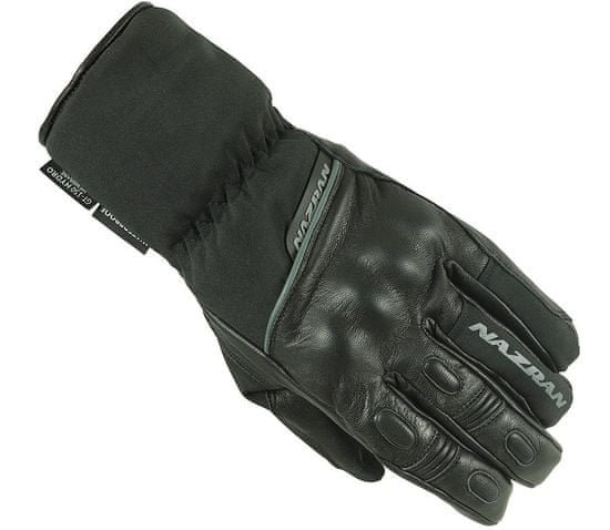 NAZRAN Rukavice na moto Ice WTP black/black