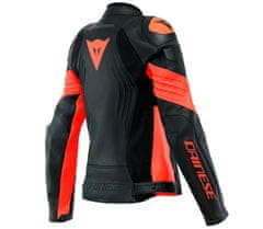 Dainese Dámská bunda na moto RACING 4 BLACK/FLUO-RED vel. 40