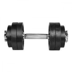 LIFEFIT Činka nakládací LIFEFIT jednoruční 15 kg, 30mm tyč/6x kotouč