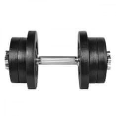 LIFEFIT Činka nakládací LIFEFIT jednoruční 22 kg, 30mm tyč/6x kotouč