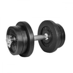 LIFEFIT Činka nakládací LIFEFIT jednoruční 22 kg, 30mm tyč/6x kotouč