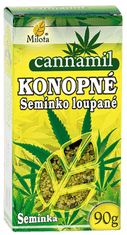 Milota Cannamil Konopí semínko loupané 90g Cannabis sativa semen tot.