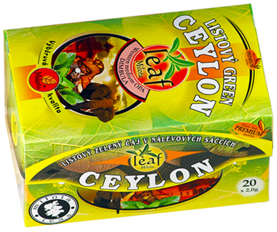 Milota Ceylon green OP 40g(20x2g) LEAF Listový zelený čaj