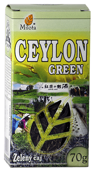 Milota Ceylon green OP 70g Listový čaj zelený