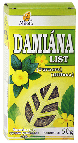 Milota Damiána mexická list 50g Turnera diffusa folium cons.