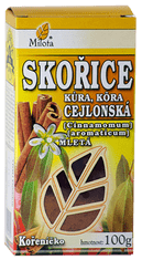 Milota Skořice kůra (Skořicovník cejlonský) mletá 100g Cinnamomum zeylanicum cortex plv.