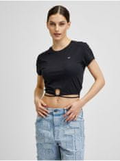 Tommy Jeans Černý dámský crop top Tommy Jeans XS