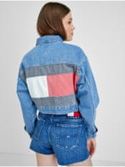 Tommy Jeans Modrá džínová bunda Tommy Jeans M