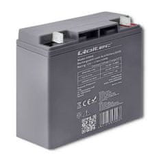 Qoltec Baterie AGM | 12V | 17Ah | max. 255A