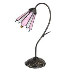 Clayre & Eef Stolní lampa Tiffany FLOWER DOTS 5LL-6246