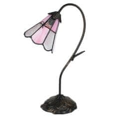 Clayre & Eef Stolní lampa Tiffany CUTE BOW 5LL-6247