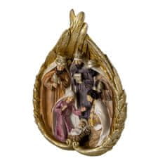 Clayre & Eef Dekorativní figurka svaté rodiny se třemi králi 6PR4700