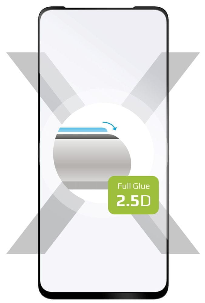 FIXED Ochranné tvrzené sklo Full-Cover pro OnePlus Nord CE 2 Lite 5G, lepení přes celý displej FIXGFA-985-BK, černé