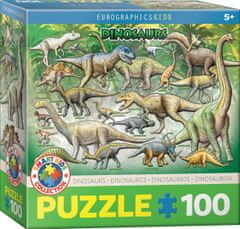 EuroGraphics Puzzle Dinosauři 100 dílků