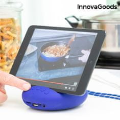 InnovaGoods Bezdrátový reproduktor s držákem na telefony Sonodock, modrý