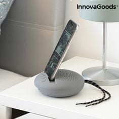 InnovaGoods Bezdrátový reproduktor s držákem na telefony Sonodock, modrý