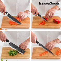 InnovaGoods Sada nožů Black Shark Swiss·Q Namiutsu, 4 ks