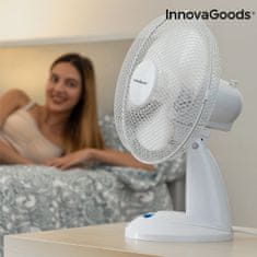 InnovaGoods Stolní ventilátor, 35 W, bílý