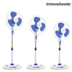 InnovaGoods Stojanový ventilátor, 50 W, modrobílý