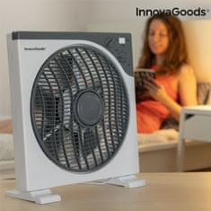 InnovaGoods Podlahový ventilátor, 50 W, šedobílý