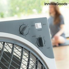 InnovaGoods Podlahový ventilátor, 50 W, šedobílý