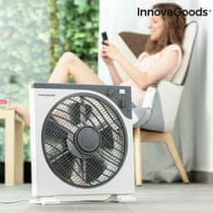 InnovaGoods Podlahový ventilátor, 50 W, šedobílý