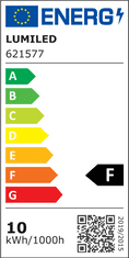 LUMILED 10x LED žárovka GU10 10W = 80W 900lm 3000K Teplá bílá 120°