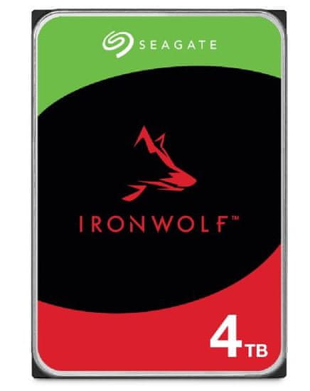 Seagate IronWolf NAS trdi disk, 4 TB, SATA 6 Gb/s, 256 MB (ST4000VN006)