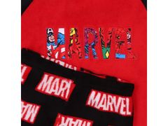 sarcia.eu Chlapecké červeno-černé teplé pyžamo MARVEL 7-8 lat 128 cm