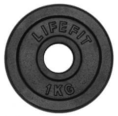 LIFEFIT Kotouč LIFEFIT 1,0kg, kovový, pro 30mm tyč