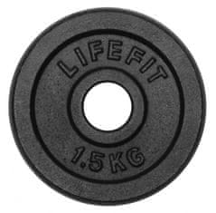 LIFEFIT Kotouč LIFEFIT 1,5kg, kovový, pro 30mm tyč