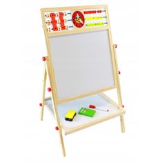 Northix Double-sided Drawing Board with Educational Toys 