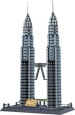 Wange Wange Architect stavebnice Mrakodrap Petronas Towers kompatibilní 1173 dílů