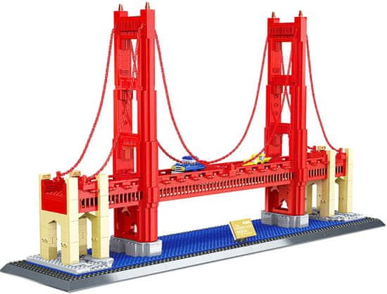 Wange Wange Architect stavebnice Golden Gate Bridge kompatibilní 1977 dílů